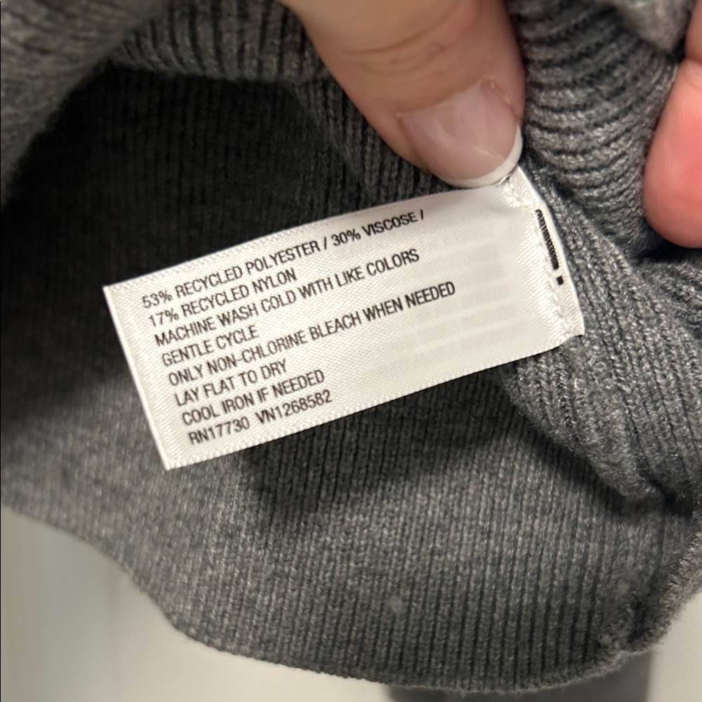 a new day Charcoal Hooded Sweater - Picture 4 of 4